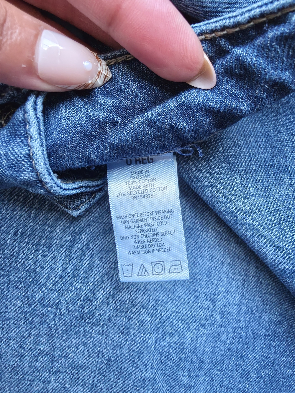 |$8| Aeropostale Baggy Wide Leg Blue Jeans Size 0 Reg EUC - Picture 3 of 8